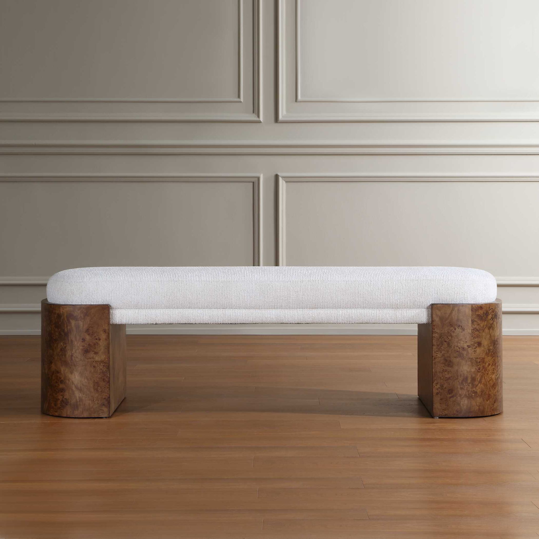 Thorian - Bench - Brown / Off-White