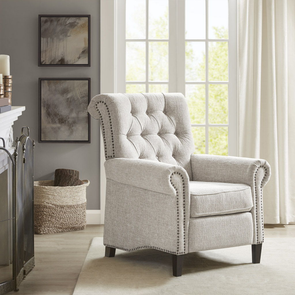 Aidan - Push Back Recliner - Cream