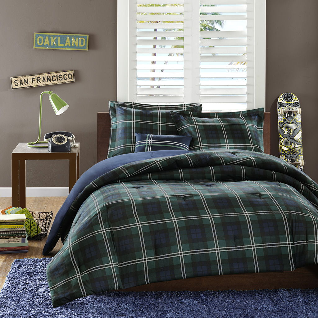 Mi Zone Brody - Comforter Set - Blue