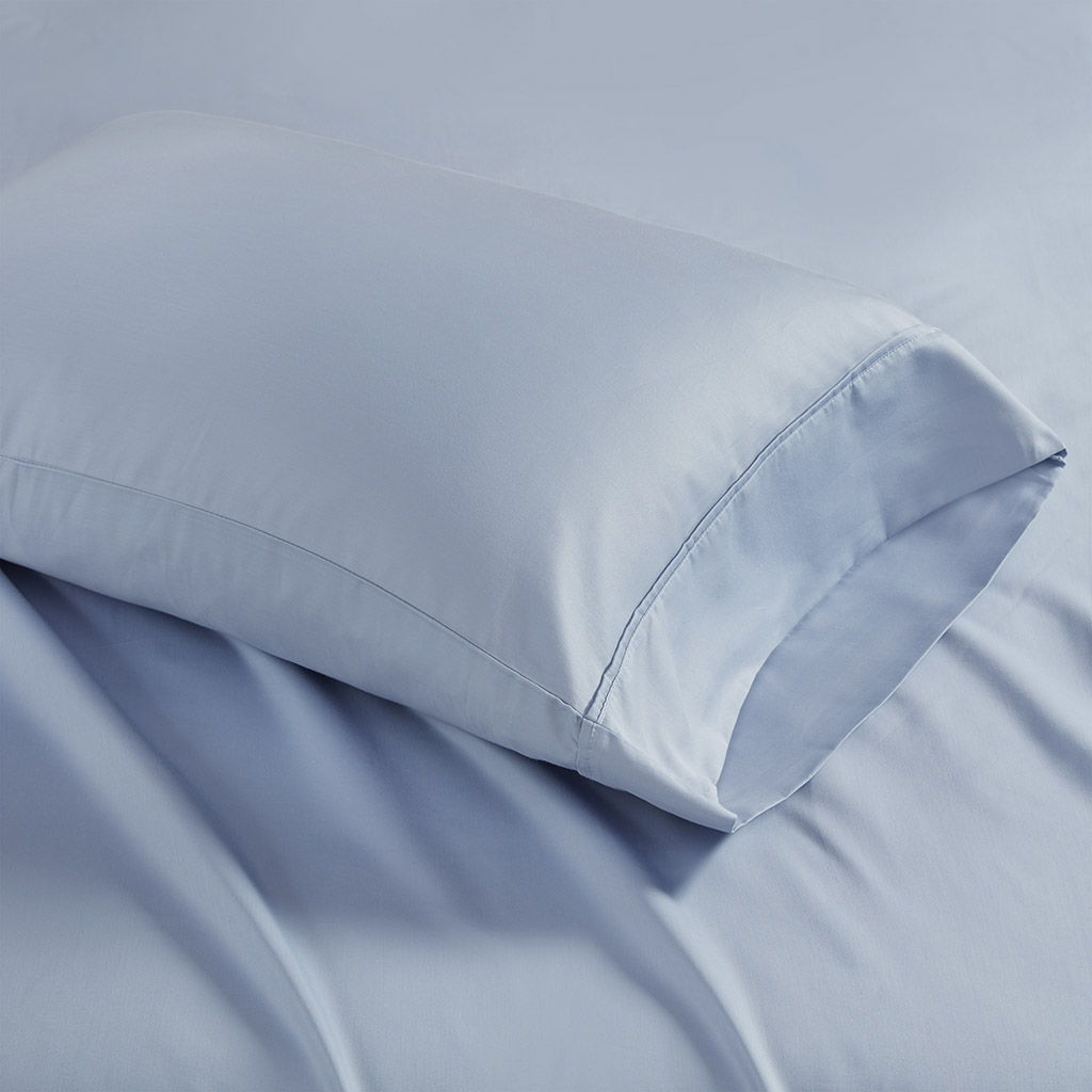1500 Thread Count - Queen Sheet Set Cotton - Blue