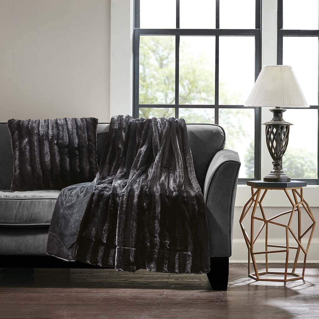 Duke - Square Pillow - Black