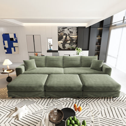 Modern Comfy Upholstered Sofa Cloud Couch & Deep Seat Couches