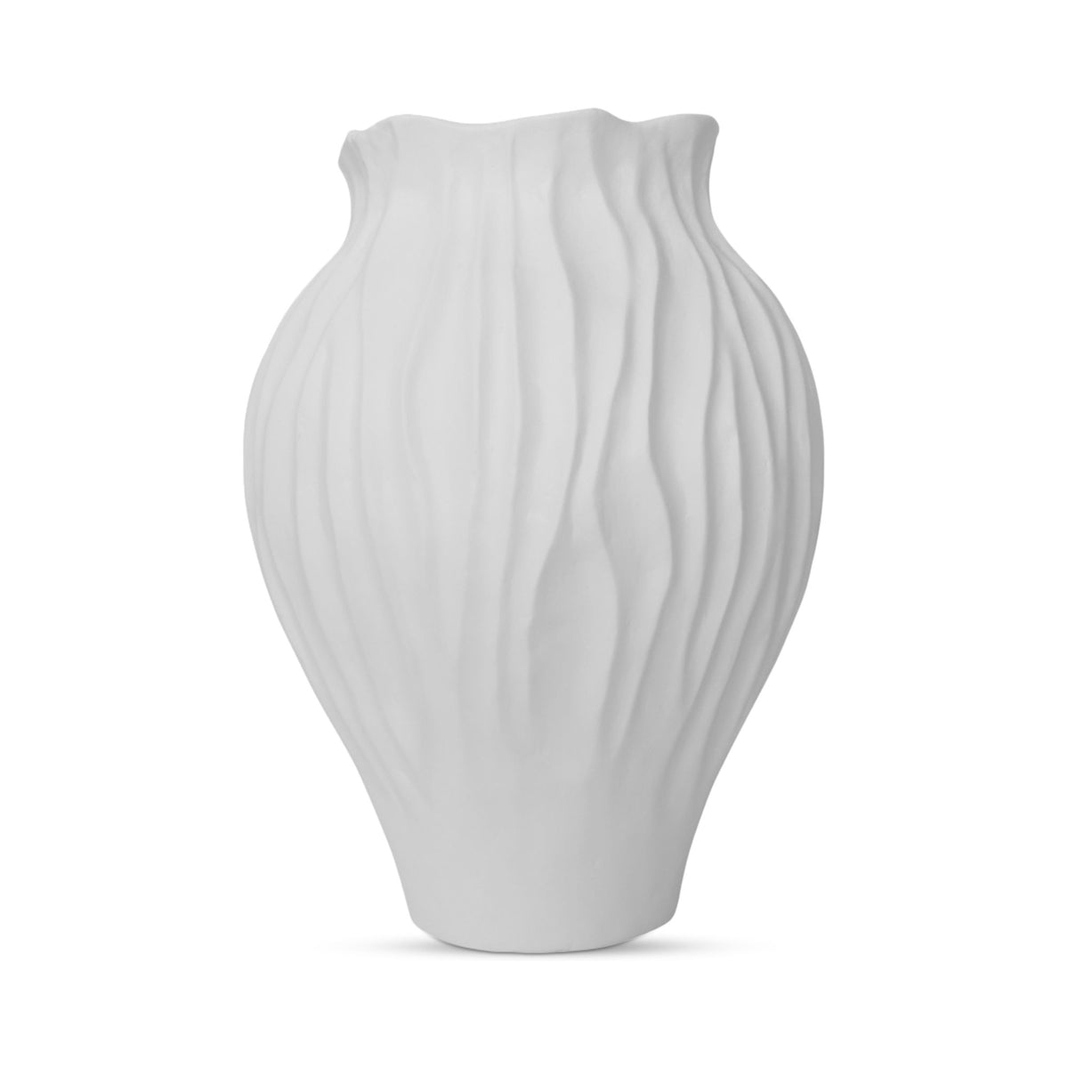 Adria - 14" Vessel - White
