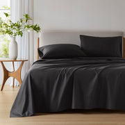 Cotton 144TC - Full Solid Sheet Set - Black