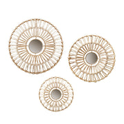 Ella - Corn Leaves Wall Decoration (Set of 3) - Neutral