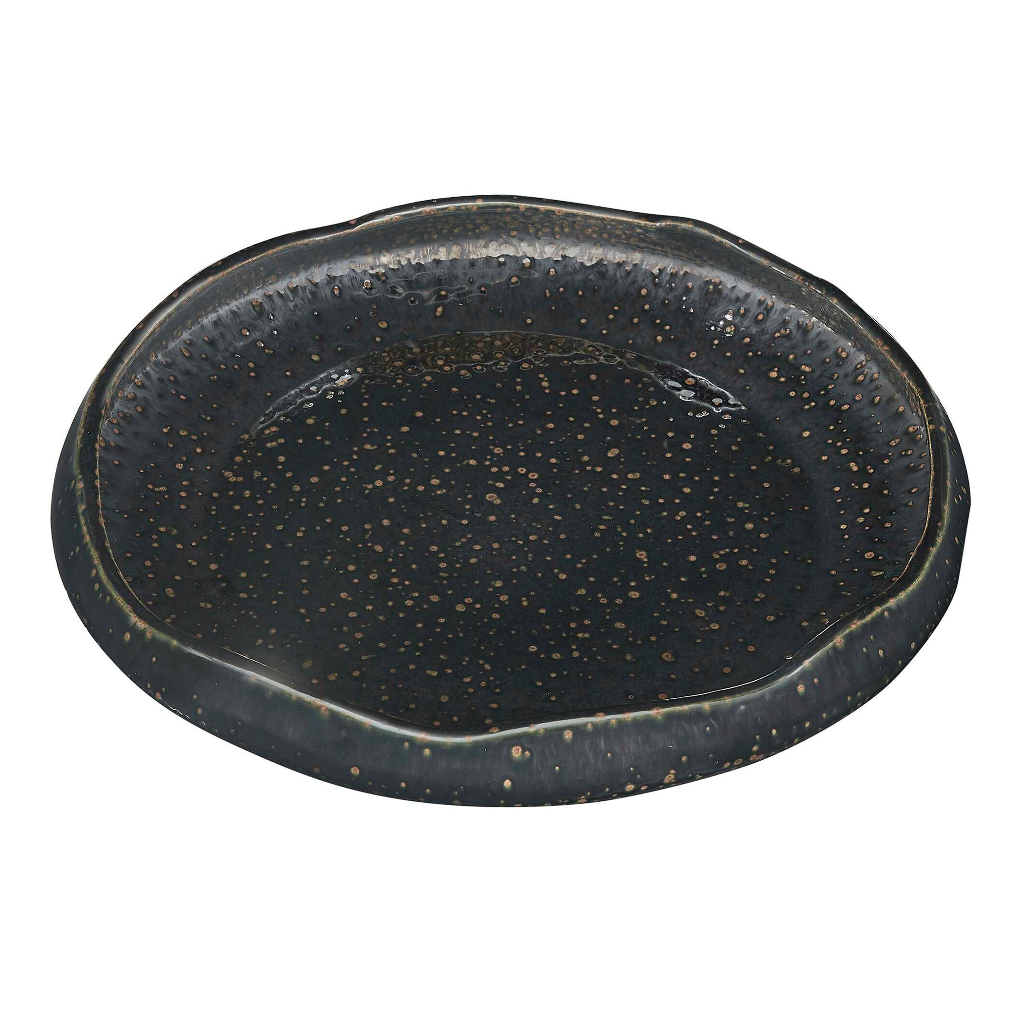Stardust Ripple - Indoor-Outdoor Bowl - Black