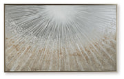 Waldard - Wall Art - Gray / Taupe / White
