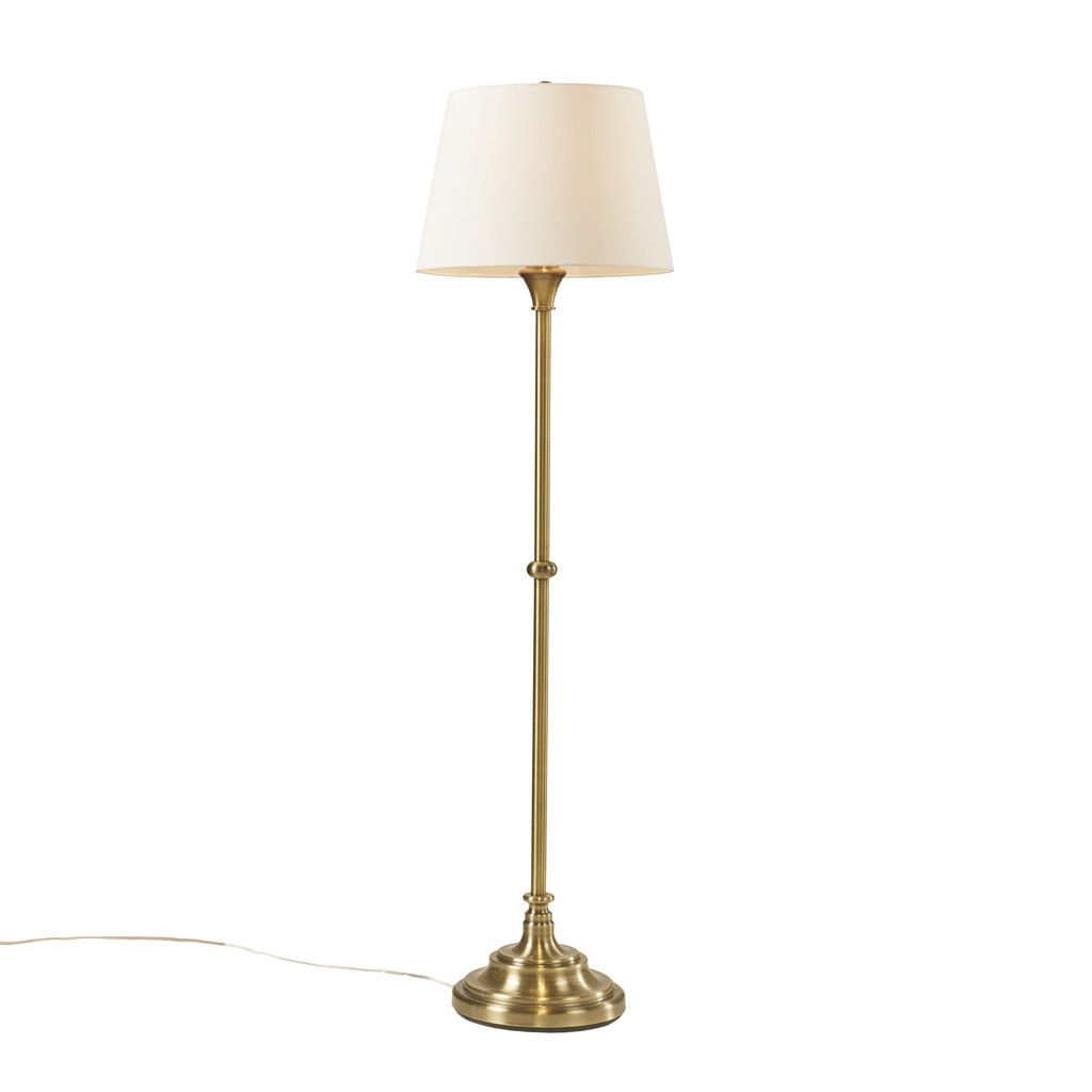 Athena - 59" Floor Lamp - Antique Brass
