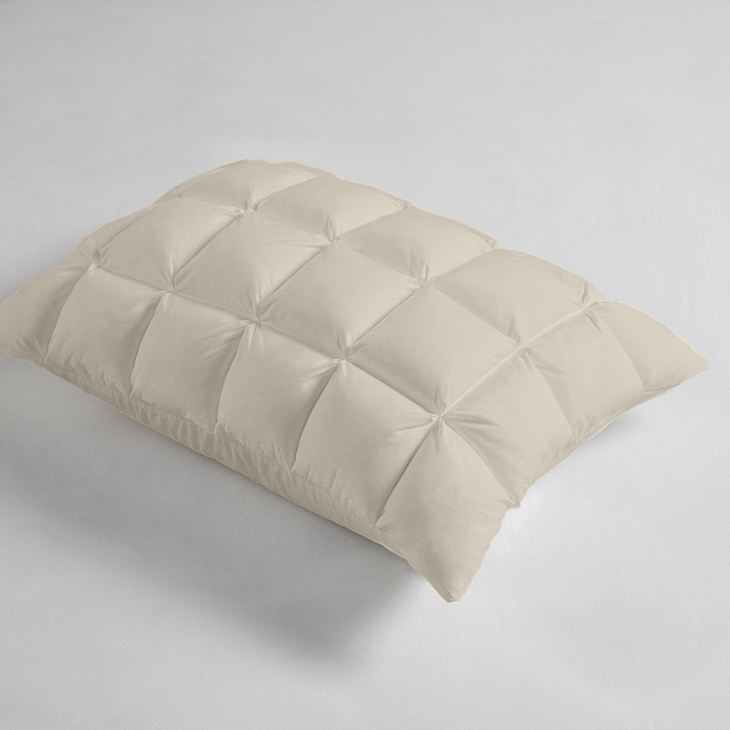 Stay Puffed - Overfilled Pillow Protector Single Piece - Tan