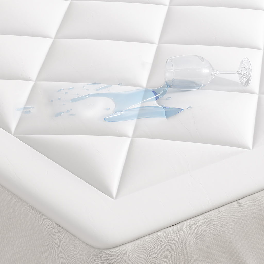 Holden - Queen Waterproof Sofa Bed Mattress Protection Pad With 3M Scotchgard Moisture Management - White