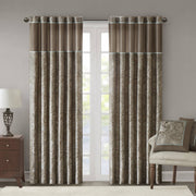 Aubrey - 108" Panel Pair - Blue / Brown