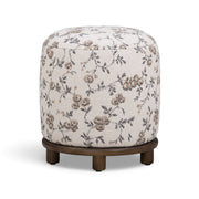 Bisou - Floral Jacquard Ottoman