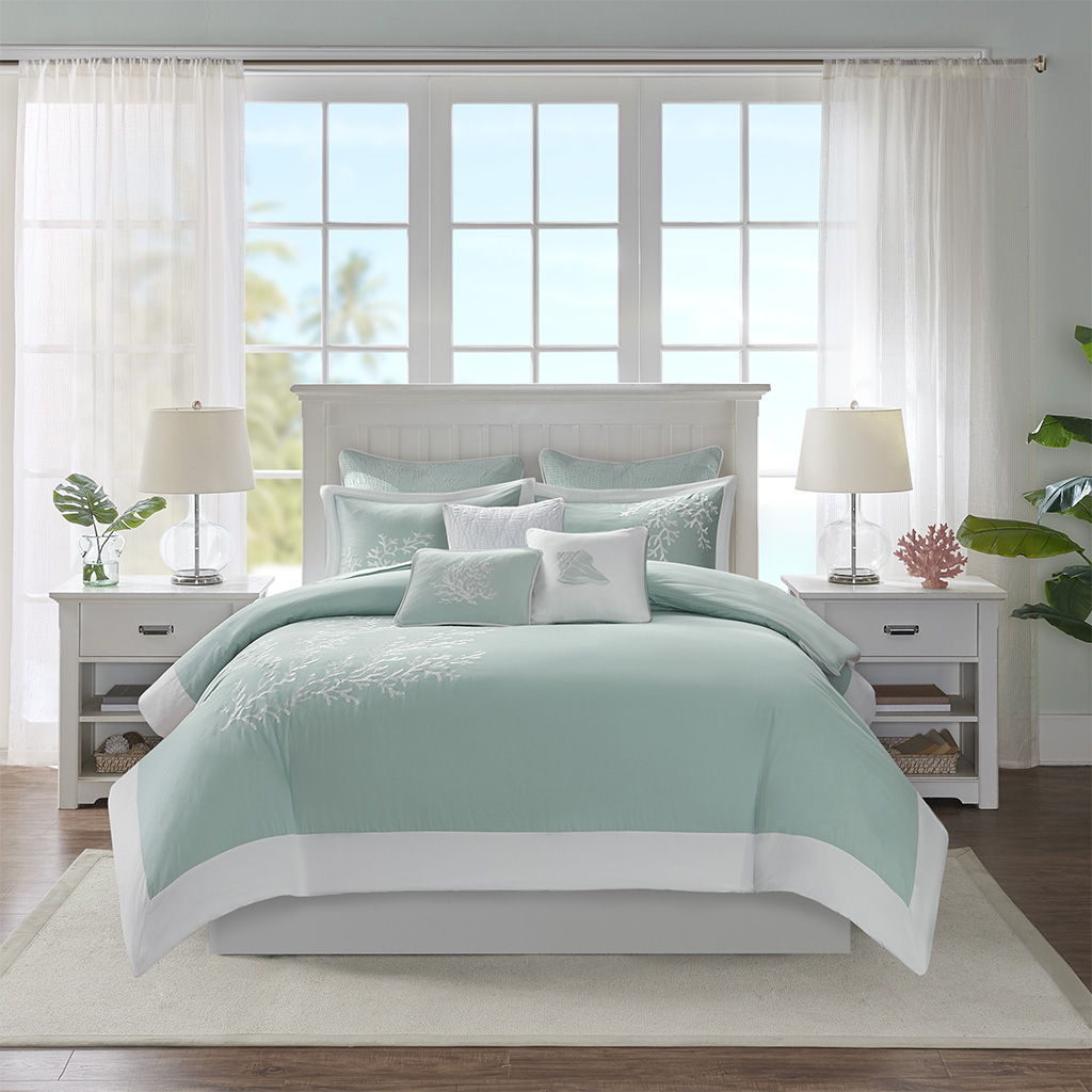 Coastline - Duvet Cover Mini Set - Aqua