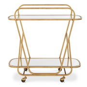 Swain - Brass Serving Cart