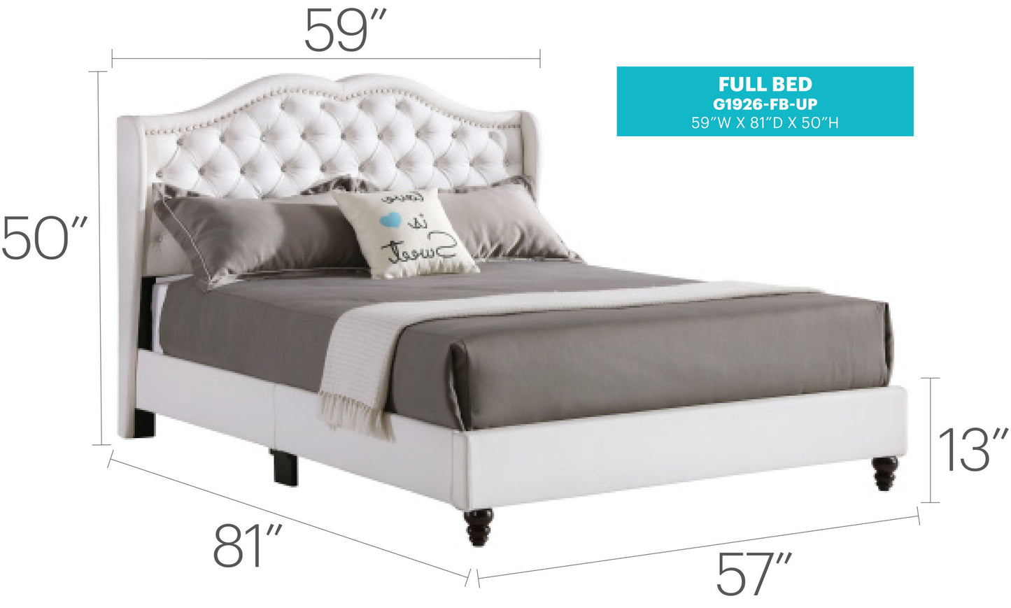 Upholstered Bed Transitional