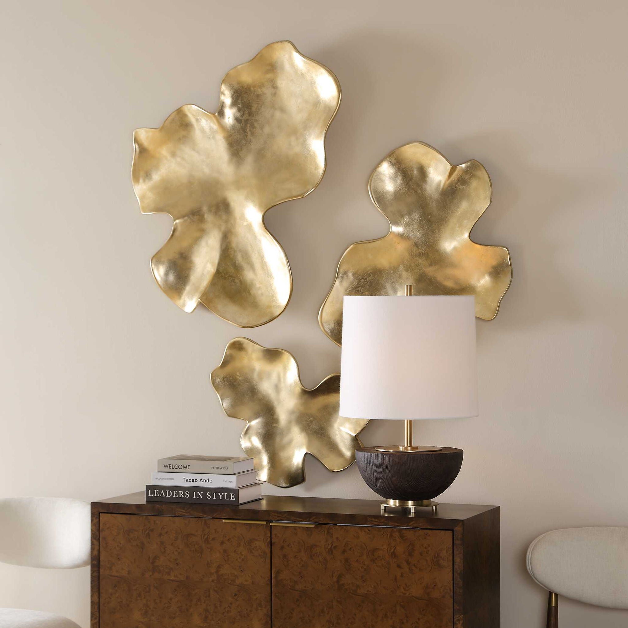 Lumina - Wall Decor (Set of 3) - Gold