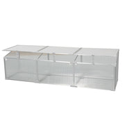 Polycarbonate Greenhouse For Outdoors In Winter - Silver