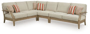 Clare View - 4-Piece Outdoor Sectional - Beige