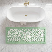 Serene - 60" x 24" Cotton Tufted Bath Rug - Sage Green