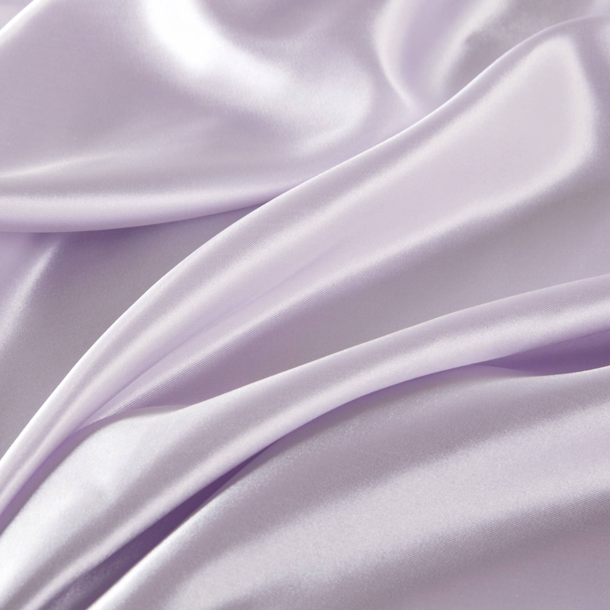 Satin - 6 Piece Full Luxury Sheet Set - Lilac