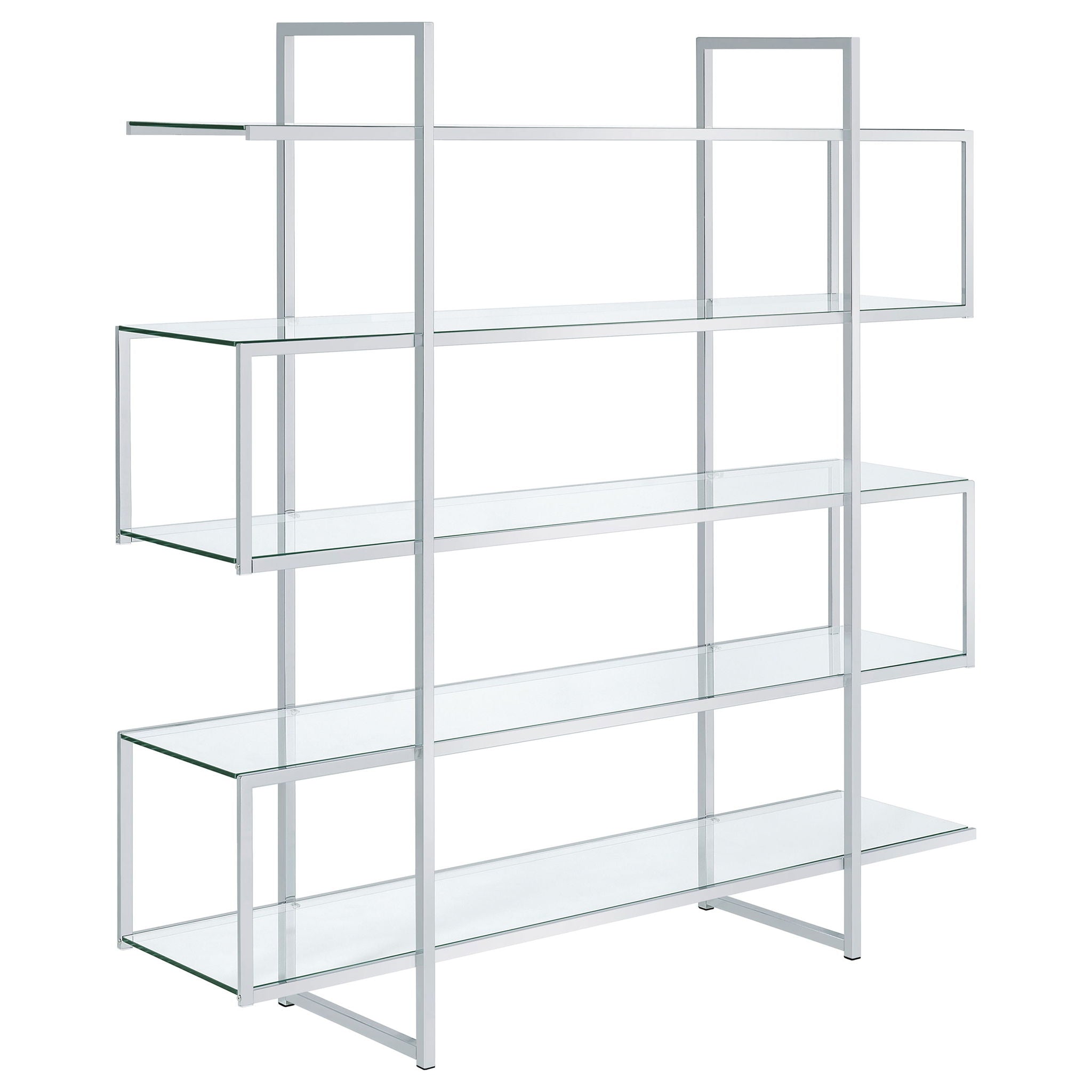 Harison - 5 Shelf Bookshelf - Clear