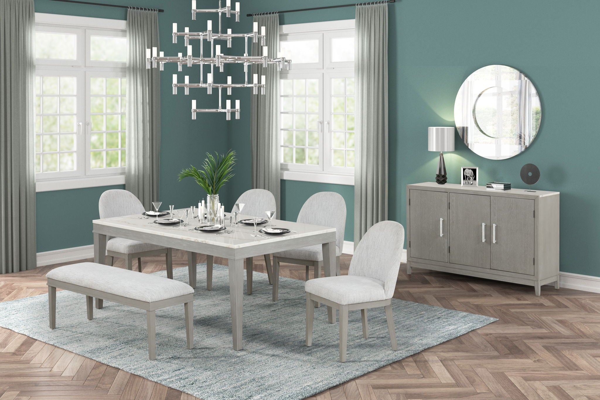 Essence - Upholstered Curved Back Chair