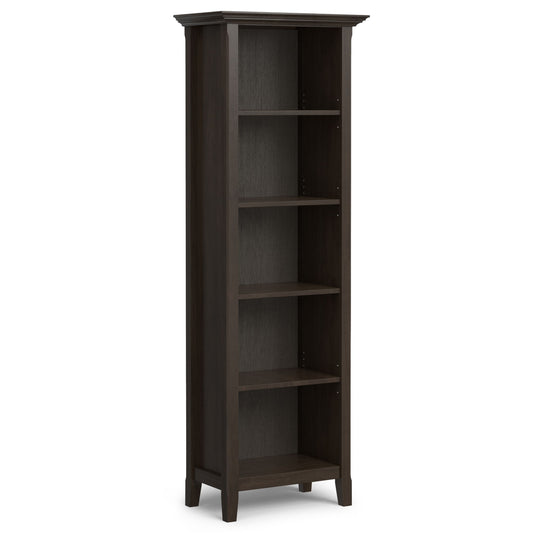 Amherst - 5 Shelf Bookcase - Brown - Pine