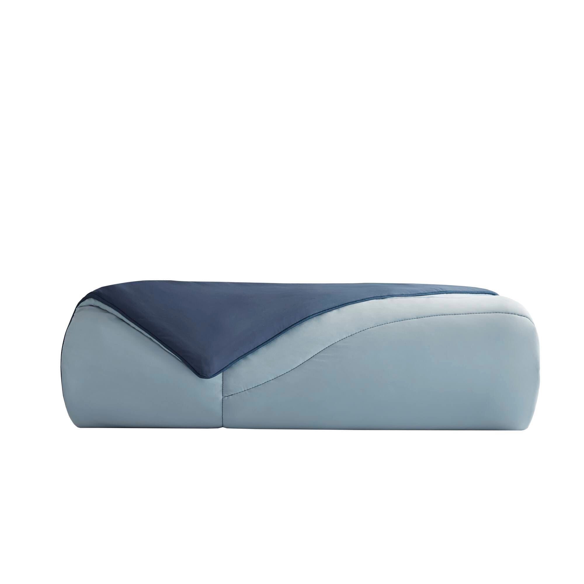 Cooling - King/California King Reversible Tencel Comforter Blanket - Blue