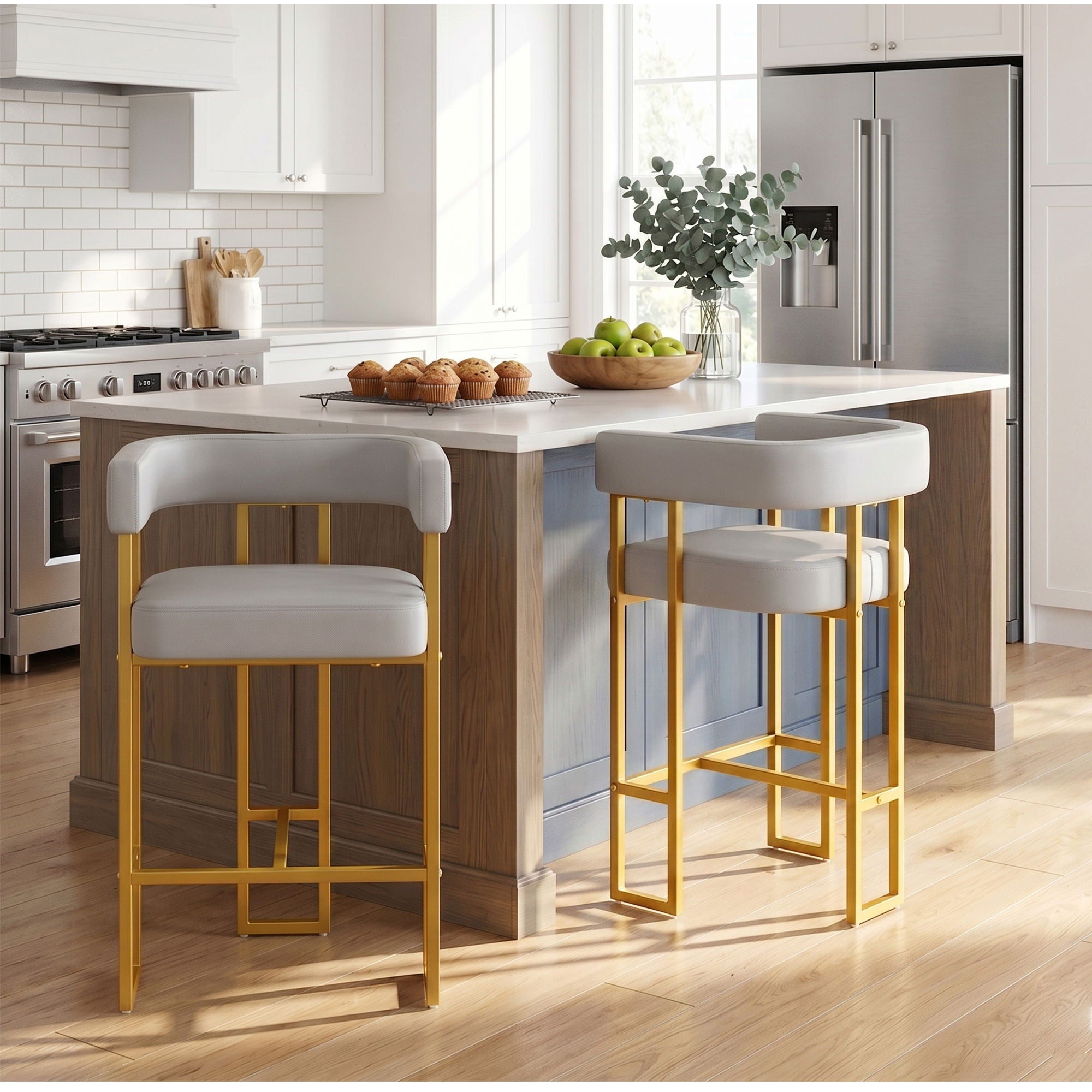 Modern Counter Height Bar Stools With U - Shaped