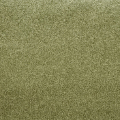 Modern Cozy Upholstered Armchair Sofa With Movable Ottoman