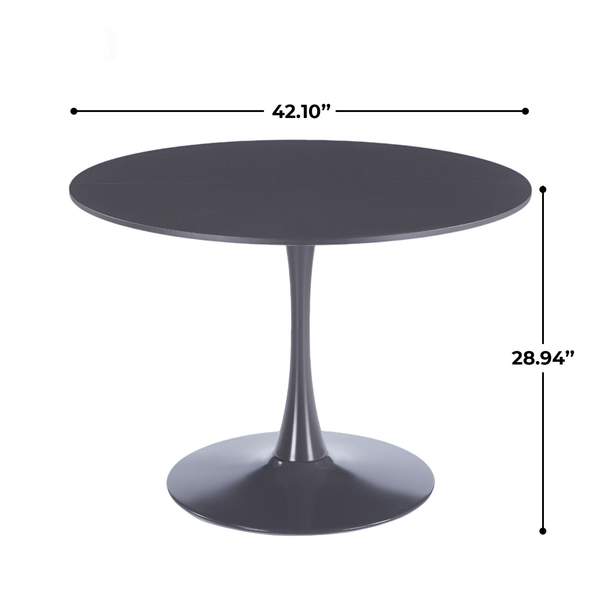 Round Tulip Table, Pedestal Design