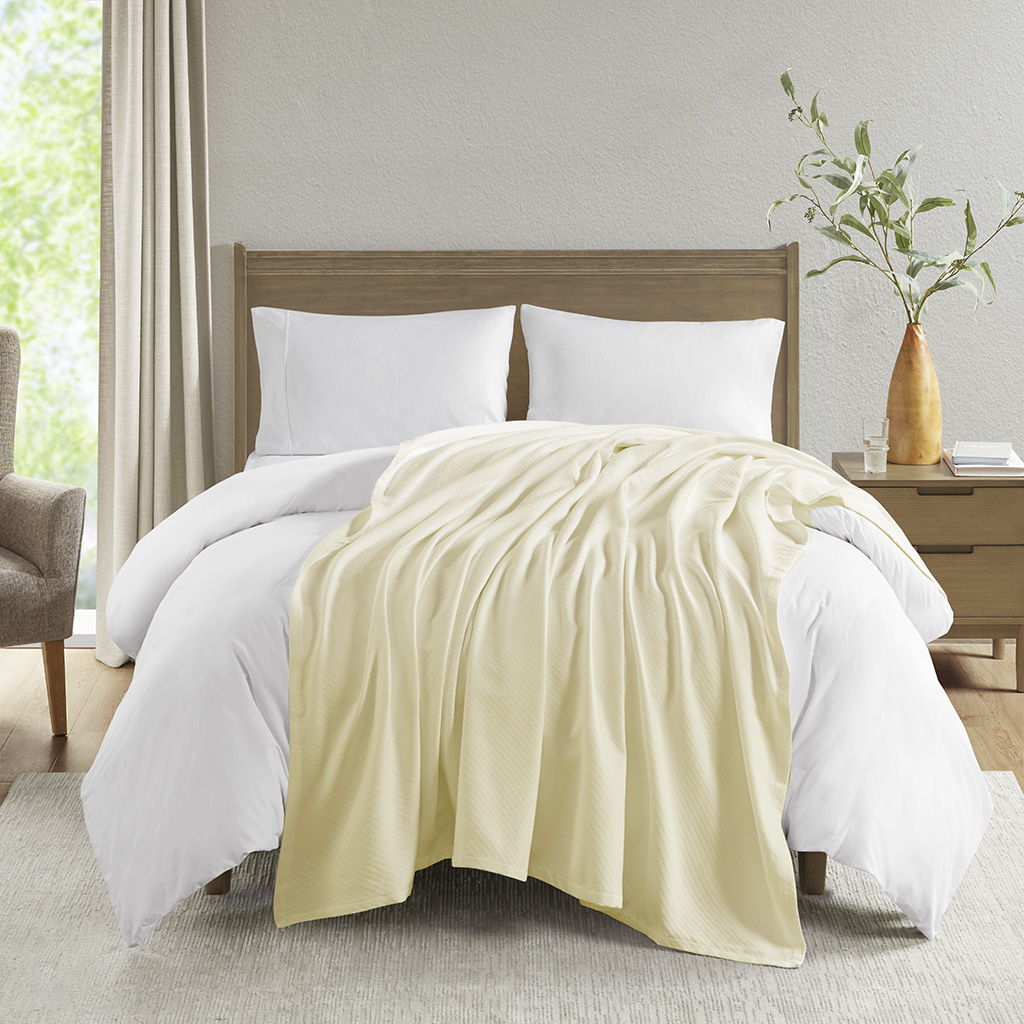 Liquid Cotton - Blanket - Ivory