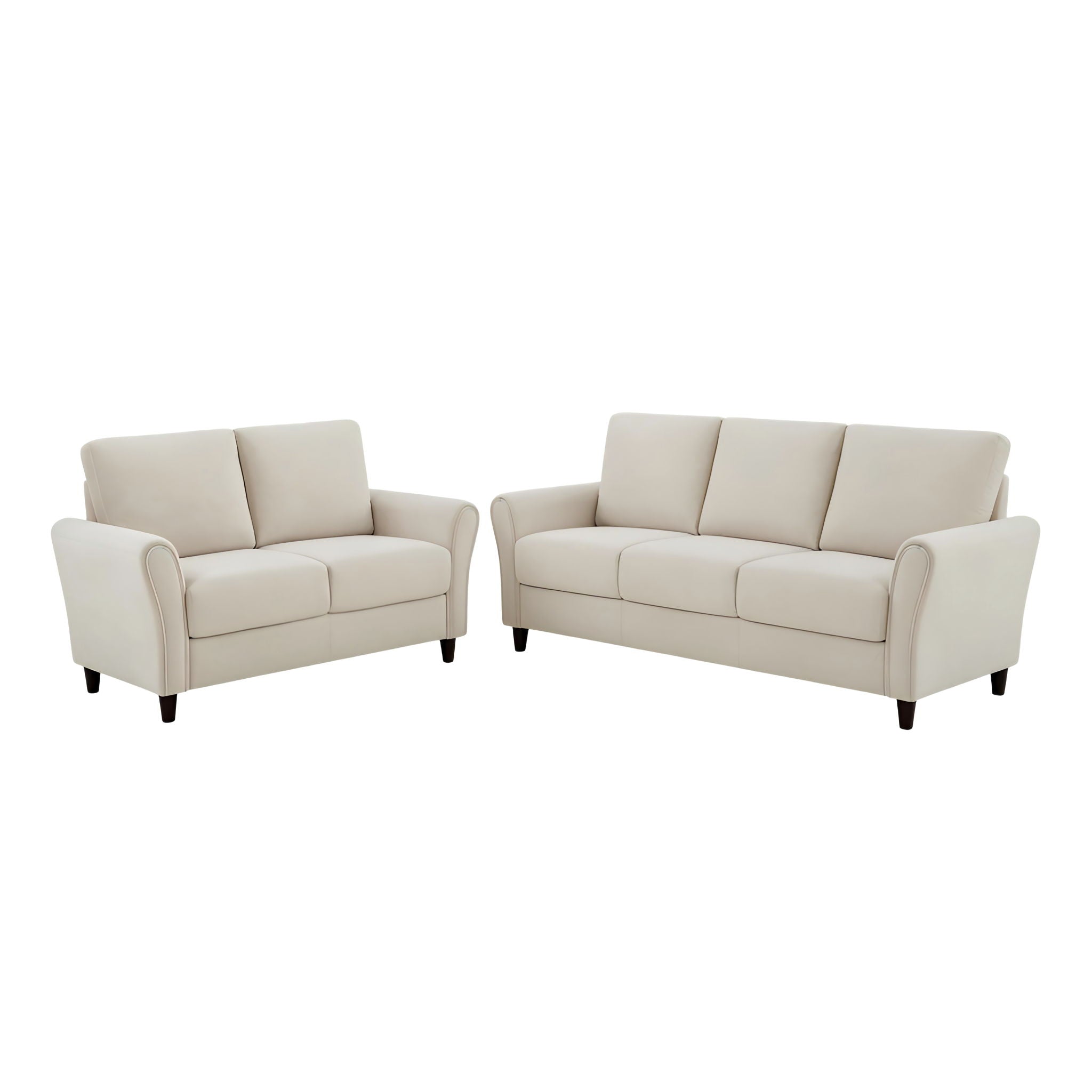 Patricia - 2 Piece Sofa Set - Ivory
