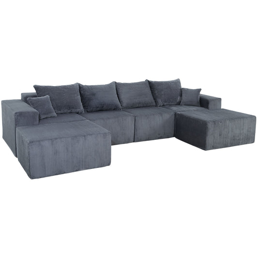 Modular Sectional Sofa, Convertible Couch With Chaise