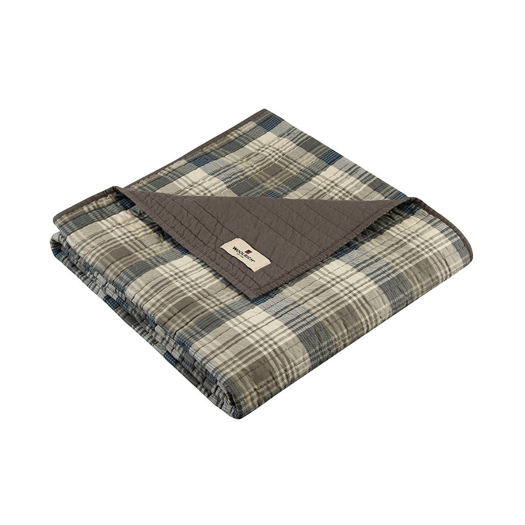 Tasha - Quilted Throw - Taupe