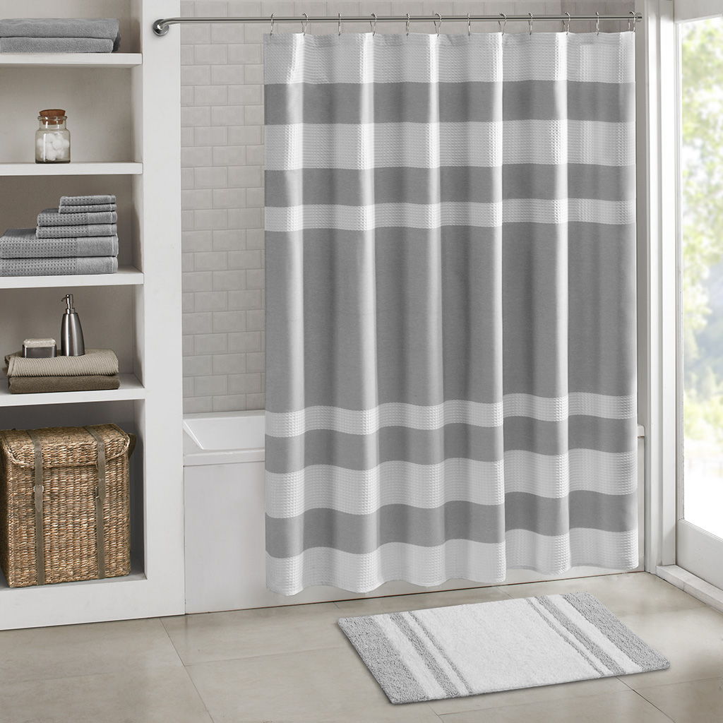 Spa - 27" x 45"Reversible Bath Rug - Gray