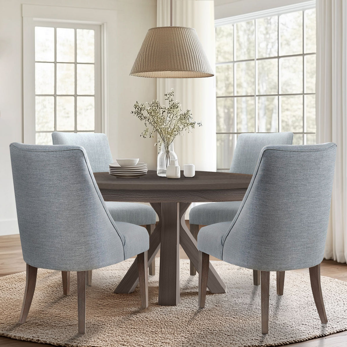 Winfield - Dining Chair (Set of 2) - Light Blue