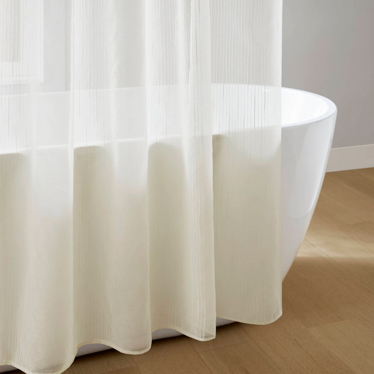 Anna - 72x84" Shower Curtain - Ivory