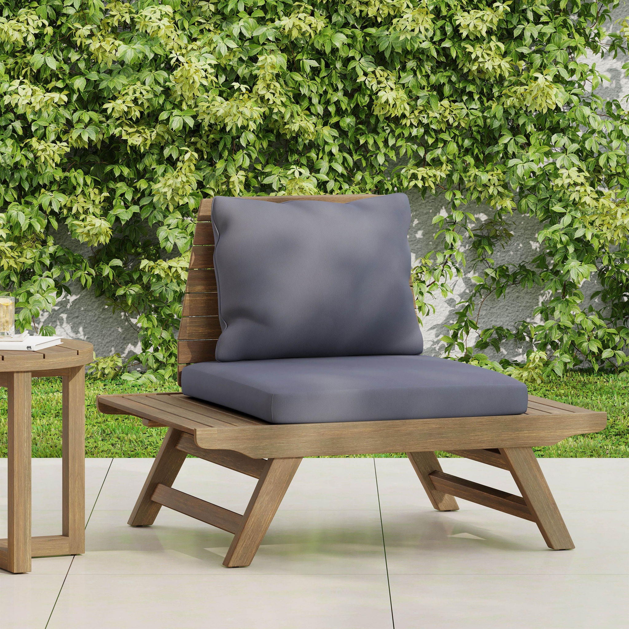 Sedona - Outdoor Club Chair With Slatted Design