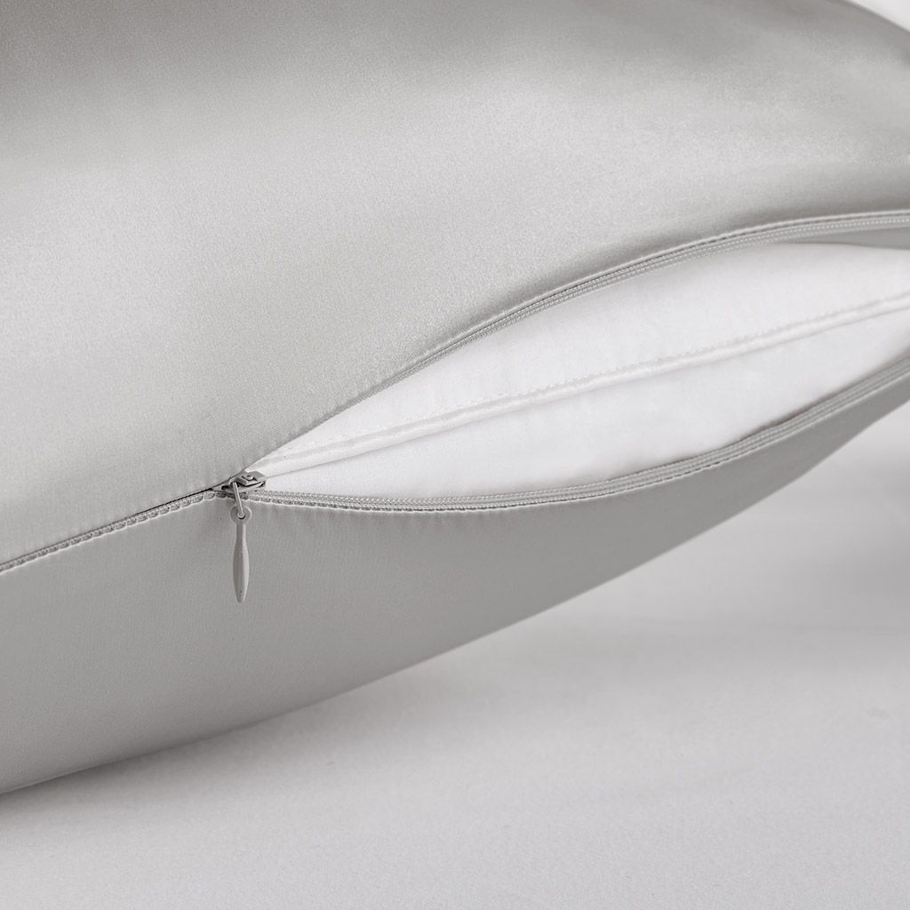 Silk - Queen Single Pillowcase - Gray