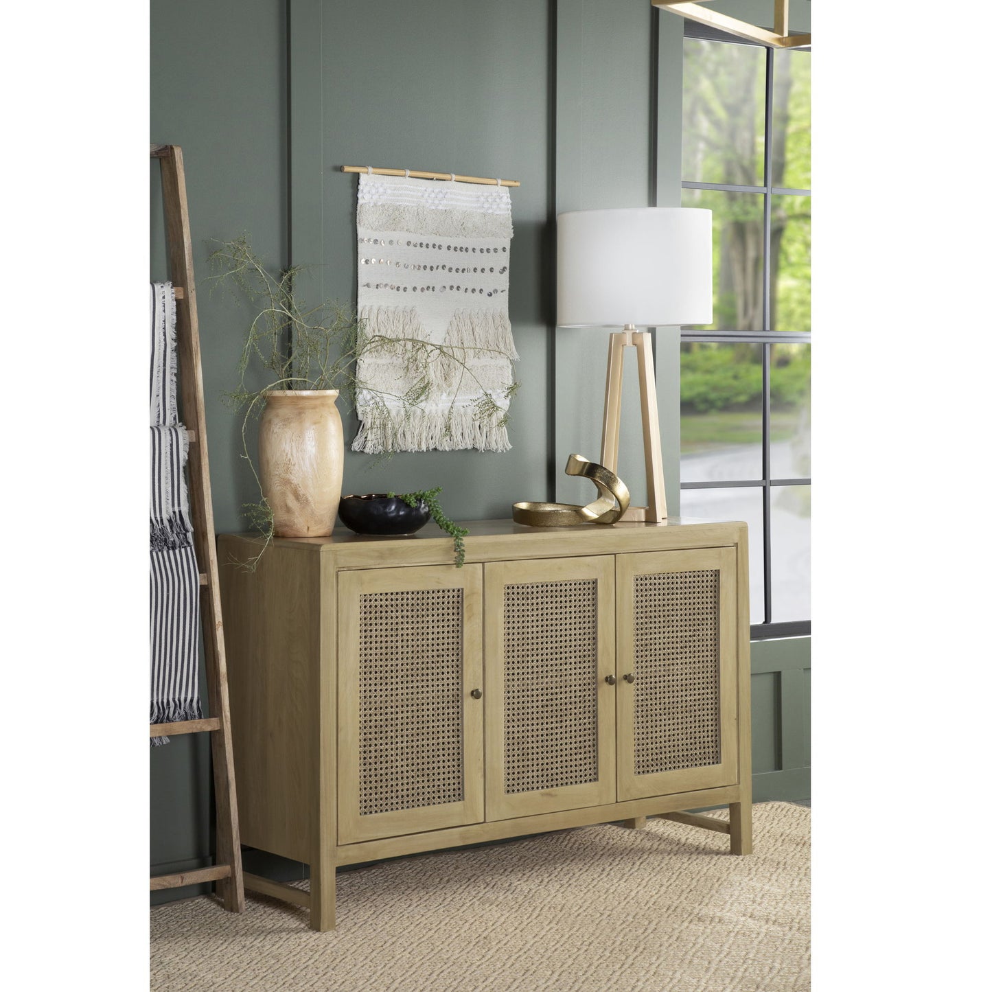 Ashton - 3 Door Accent Cabinet - Natural