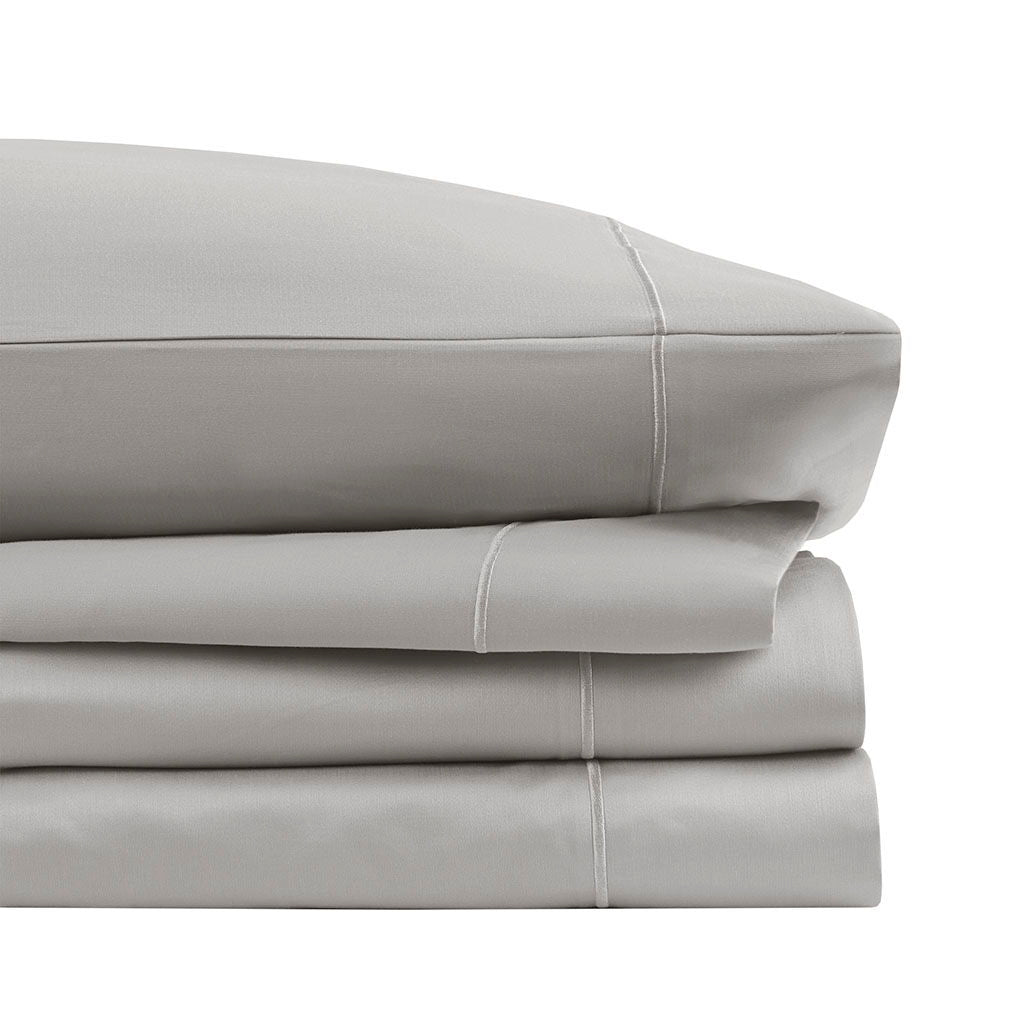 600 Thread Count - California King Sheet Set - Light Gray