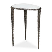 Arnold - Marble Accent Table - Bronze,White