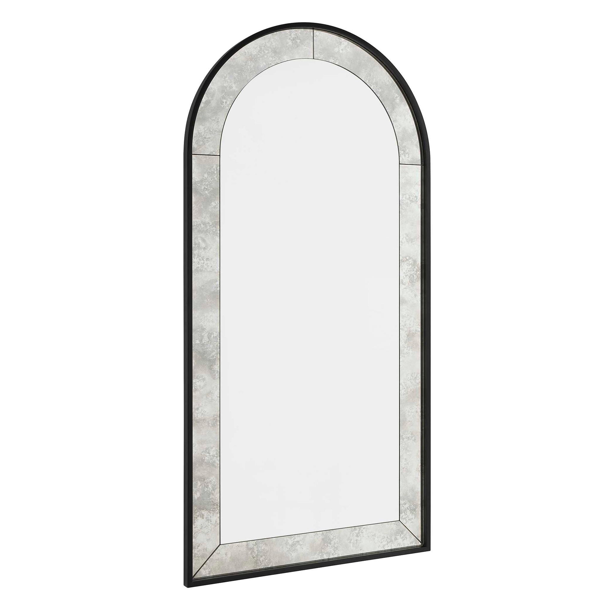 Marlowe - Antique Arch Mirror - Black