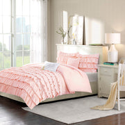 Waterfall - Twin Comforter Set - Blush