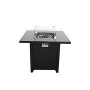 Powdercoated Fire Pit With Top - Black