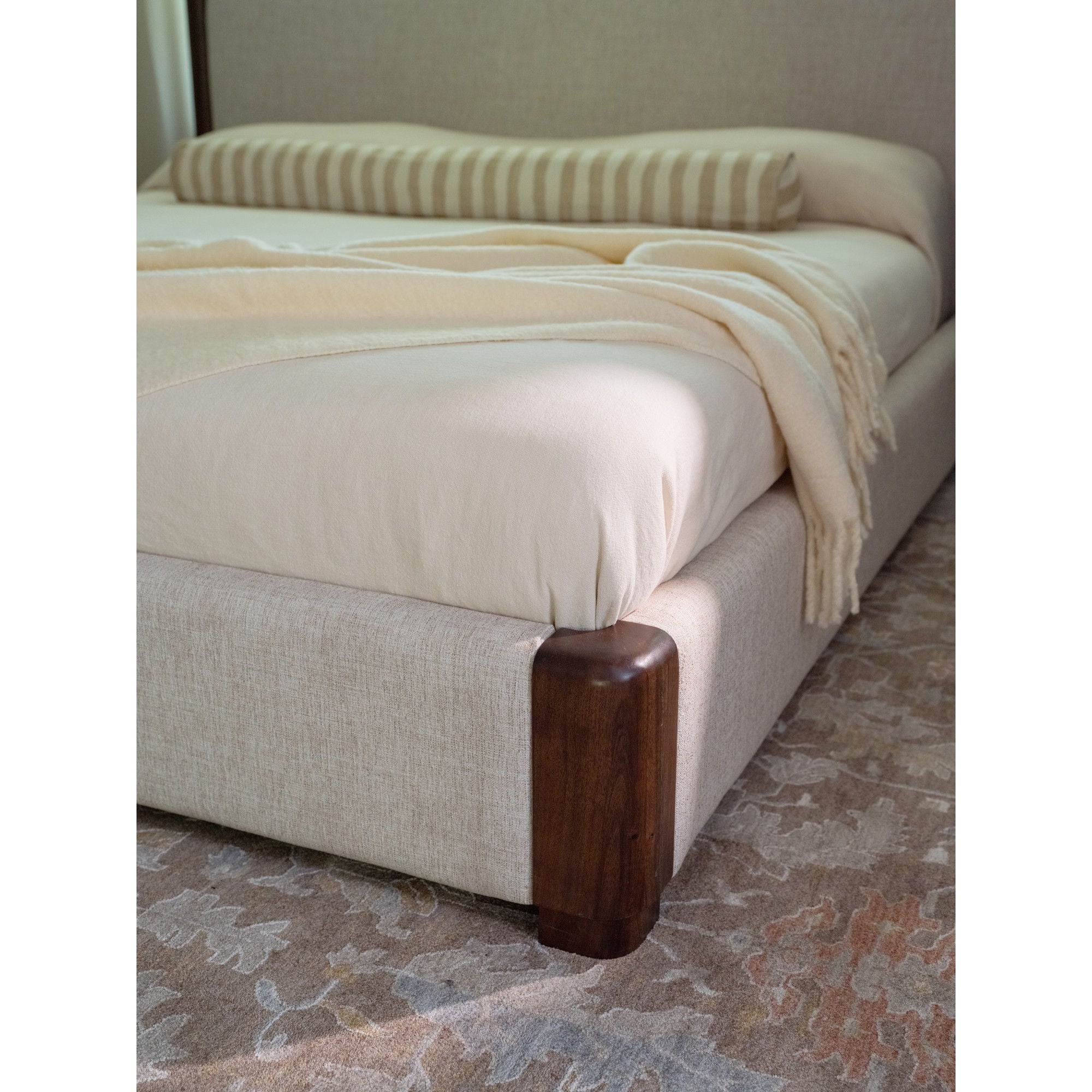 Bower - King Bed - Brown / Beige
