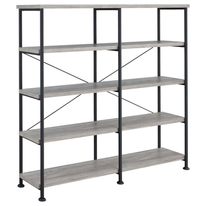 Double Wide Bookcase Shelves - Gray