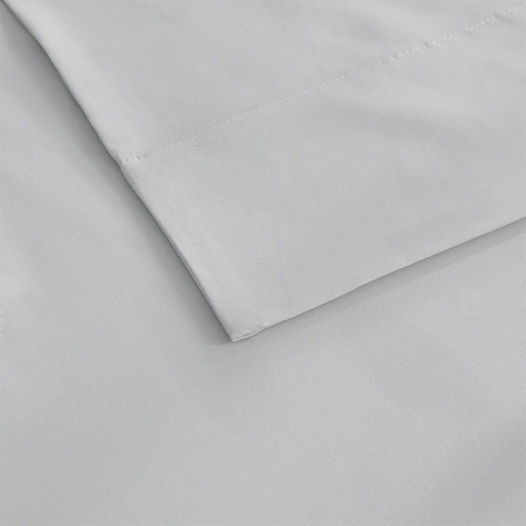 Smart Cool Microfiber Sheet Set - Light Gray