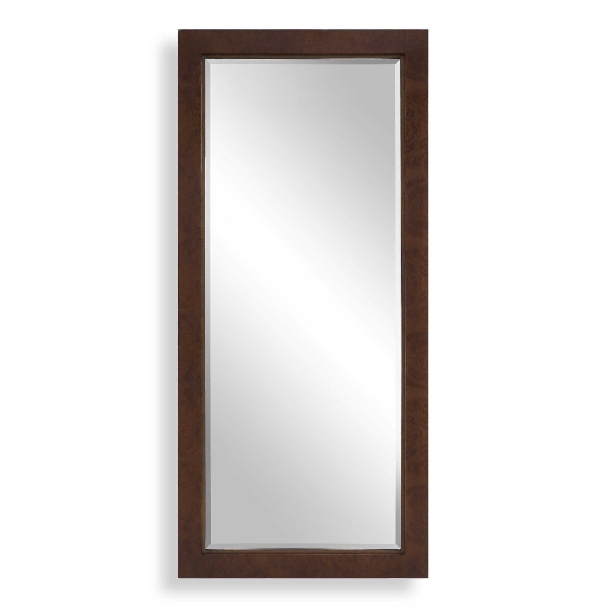 Durant - Tall Wood Mirror - Brown